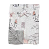 Minky Dot Baby Blanket – Custom Graphics, 30×40cm, All-Season