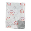 Minky Dot Baby Blanket – Custom Graphics, 30×40cm, All-Season