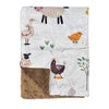 Minky Dot Baby Blanket – Custom Graphics, 30×40cm, All-Season