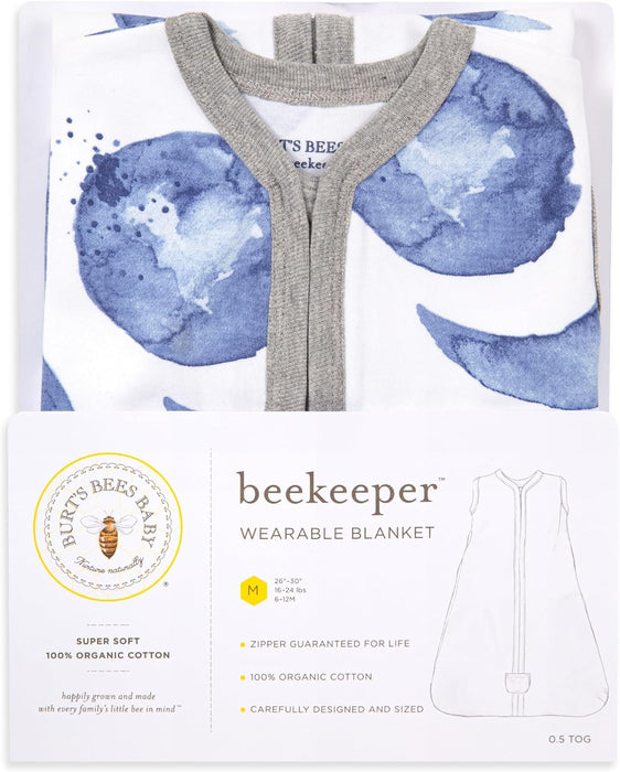 Unisex Beekeeper Wearable Blanket, Organic Cotton - Light Weight or Medium Weight - Newborn Essentials