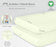100% Organic Cotton Crib Sheets for Boys or Girls, Set of 2 Fitted Sheets, Cooling & Softest Baby Crib Sheets for Girl, Crib Mattress Sheet or Toddler Bed Sheets, Percale (Green)