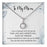 TO MY MOM - MOTHER'S DAY BEST GIFT FOR MOM - ETERNAL HOPE NECKLACE