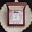 TO MY LOVING MOM - MOTHER'S DAY BEST GIFT FOR MOM - ETERNAL HOPE NECKLACE