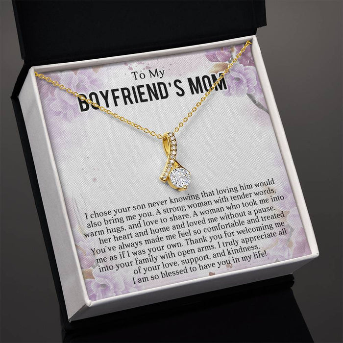 TO MY BOYFRIEND'S MOM - MOTHER'S DAY BEST GIFT  - ALLURING BEAUTY NECKLACE