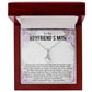 TO MY BOYFRIEND'S MOM - MOTHER'S DAY BEST GIFT  - ALLURING BEAUTY NECKLACE