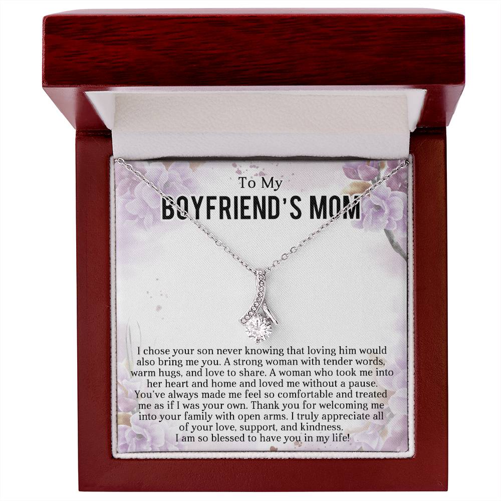 TO MY BOYFRIEND'S MOM - MOTHER'S DAY BEST GIFT  - ALLURING BEAUTY NECKLACE