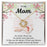 TO MY MOM - MOTHER'S DAY BEST GIFT FOR MOM - LOVE KNOT NECKLACE