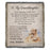 To My Granddaughter - Lion Blanket From Grandma- Heirloom Woven Blanket