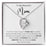 TO MY  BEAUTIFUL  MOM - HAPPY MOTHER'S DAY - FOREVER LOVE NECKLACE