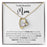 TO MY  BEAUTIFUL  MOM - HAPPY MOTHER'S DAY - FOREVER LOVE NECKLACE