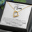 TO MY  BEAUTIFUL  MOM - HAPPY MOTHER'S DAY - FOREVER LOVE NECKLACE
