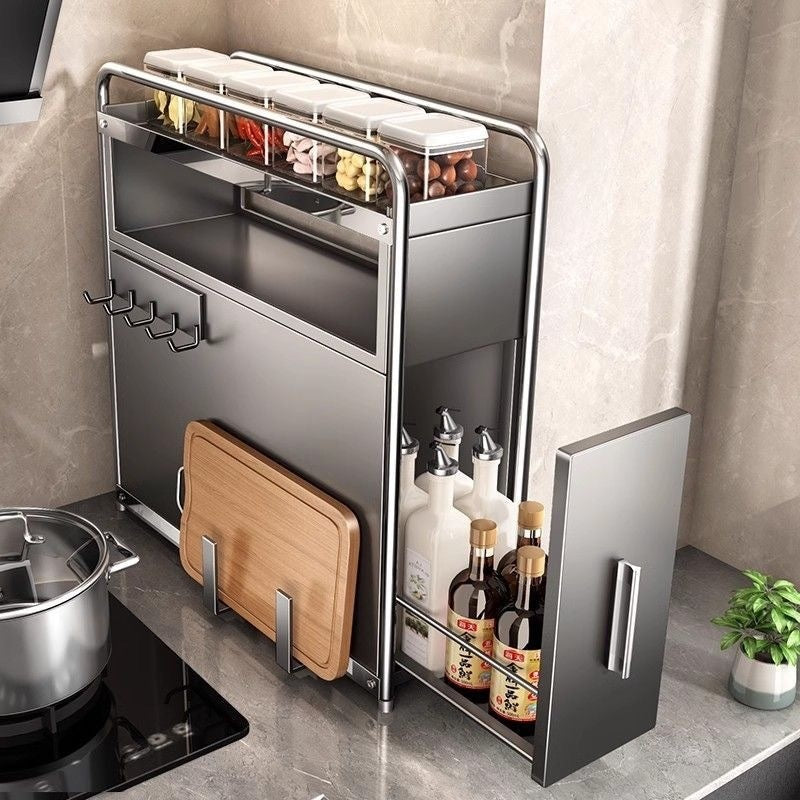 Pull-Out Multi-Layer Kitchen Storage Rack