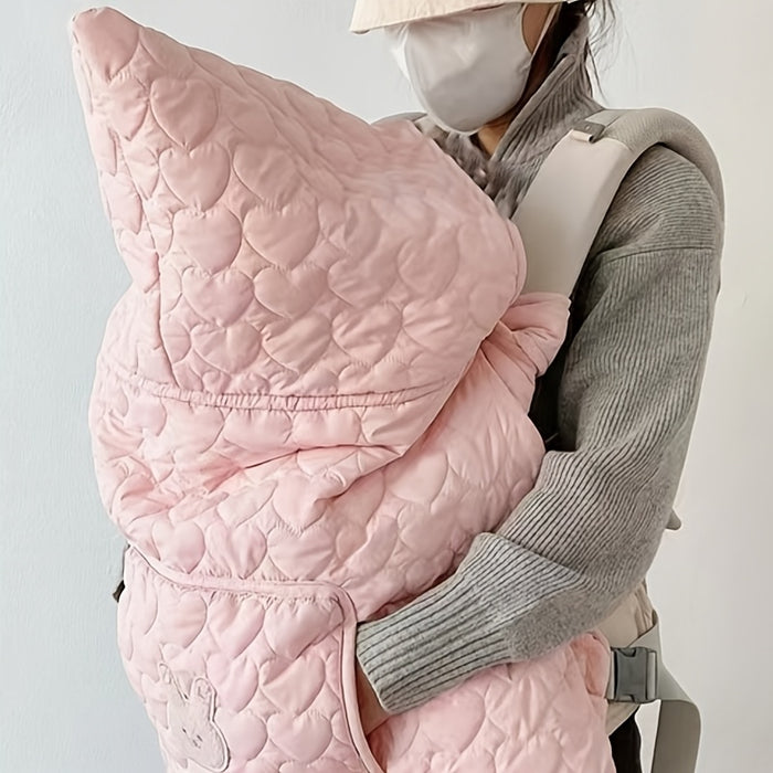 Wearable Heart Quilted Baby Blanket