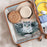 Cat Shaped Drawstring Makeup Bag for Women - Grey Tabby Cat Design Cosmetic Case