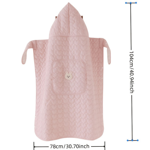 Wearable Heart Quilted Baby Blanket