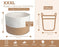 Throw Blanket Basket & Holder | Large Rope Basket for Storage & Laundry - 22" X 14