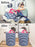 2Pack Kids Laundry Hamper,Boys Laundry Basket,Collapsible Bule Storage Basket with Waterproof PE Coating,Canvas Fabric Nursery Hamper for Kids Room Decor,Toy Storage,Gift,Baby Clothing.(2Pack Navy Blue Stripes)