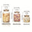 3-Piece Glass Storage Jars Set (650-1400ml)
