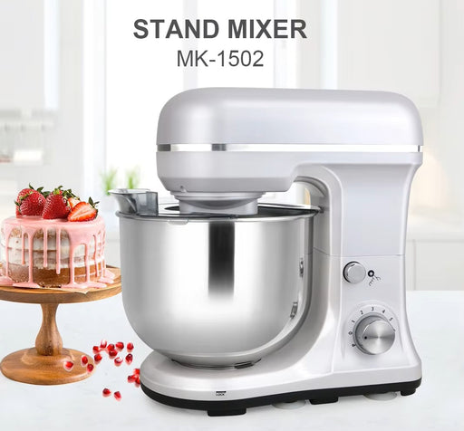 4.7L Electric Stand Mixer – 300W Tilt-Head Kitchen Mixer with 8 Speeds & Stainless Steel Bowl