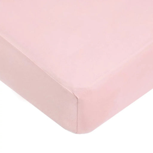 TL Care 100% Natural Cotton Fitted Crib Sheet 52" X 28" - Soft, Breathable, Hypoallergenic & Gentle Toddler Bed Sheet, Pink, Neutral for Boys & Girls