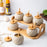 Ceramic Double-Layer Seasoning Jar Set with Bamboo Rack