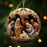 12pcs Handcrafted Wooden Nativity Scene Ornaments.
