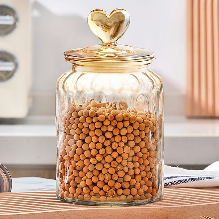 3-Piece Glass Food Storage Jars Set