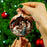 12pcs Handcrafted Wooden Nativity Scene Ornaments.