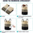 Woven Rope Laundry Hamper Basket, 72L Tall Luandry Basket, Baby Nursery Hamper for Blanket Storage, Clothes Hamper for Laundry in Bedroom-Large-Black & Brown