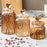 3-Piece Glass Storage Jars Set (650-1400ml)