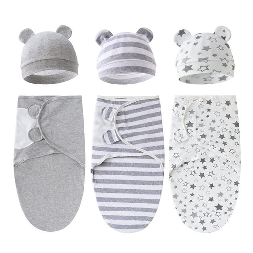 Newborn Cotton Swaddle Set