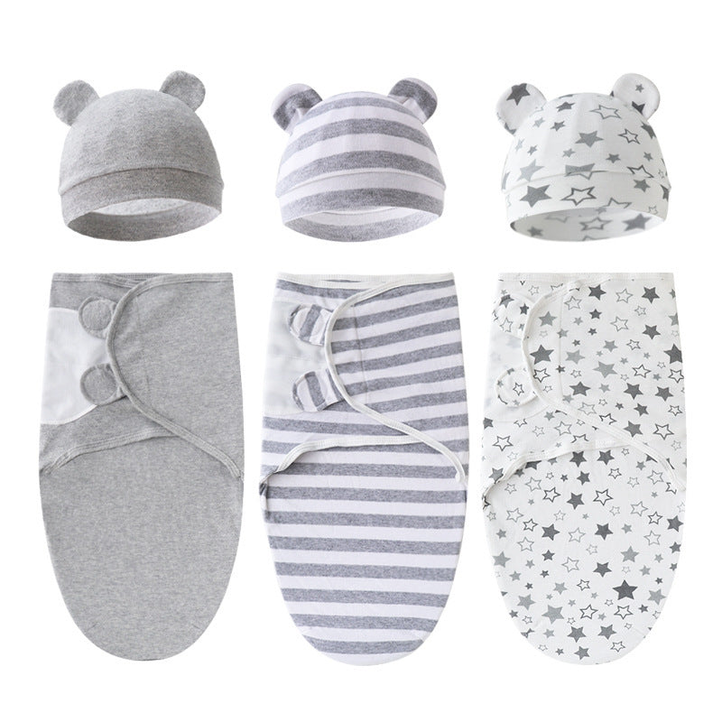 Newborn Cotton Swaddle Set