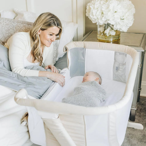 beside Me Side Dreamer Organic Infant Bassinet, Organic Oat Color