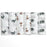 Muslin Swaddle Blankets 6-Pack, Soft Receiving Swaddles, Breathable Unisex for Newborns Infant Boys and Girls, 27 X 27", Elephant and Giraffe