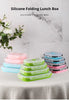 1-3L Silicone Food Container – Leak-Proof, Microwavable & Heatable, Freshness-Preserving Square Container