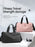 Zipper Large Capacity Oxford Travel Bags Solid Fitness Bags Thickened Fabric High Capacity Waterproof Luggage Sports Bags