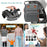 Diaper Bag Backpack With Changing Station, Baby Diaper Bags, Baby Shower Gifts, Multifunctional Diaper Backpack, Pacifier Case, Large Capacity, Grey, As Halloween, Chrismas Gift