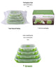1-3L Silicone Food Container – Leak-Proof, Microwavable & Heatable, Freshness-Preserving Square Container