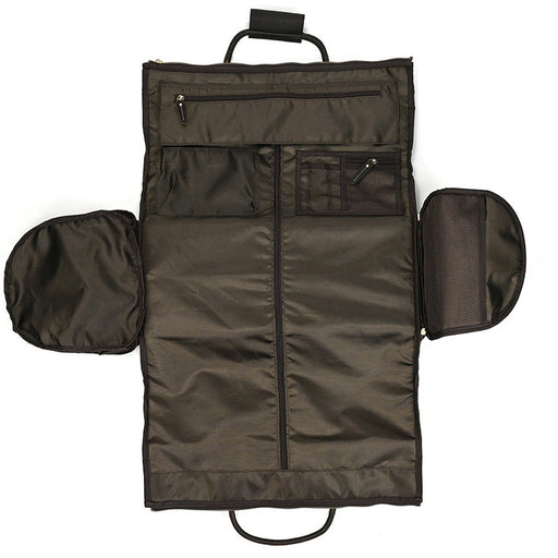 22-Inch Crazy Horse Leather Trolley Bag