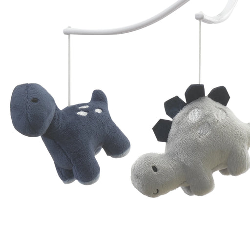 Roar Blue/Gray Dinosaur Musical Baby Crib Mobile