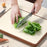 Eco-Friendly Wooden Chopping Board – Thick Rectangular Cutting Board for Kitchen Use