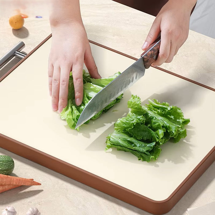 Eco-Friendly Wooden Chopping Board – Thick Rectangular Cutting Board for Kitchen Use