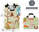 Forest Fox with Owls Large Storage Basket Collapsible Organizer Bin Laundry Hamper for Nursery Clothes Toys