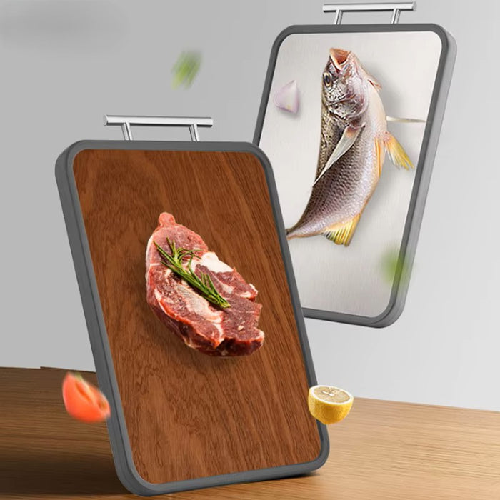 Eco-Friendly Wooden Chopping Board – Thick Rectangular Cutting Board for Kitchen Use