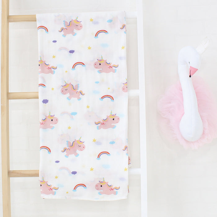 Bamboo Cotton Baby Swaddle Blanket