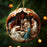 12pcs Handcrafted Wooden Nativity Scene Ornaments.