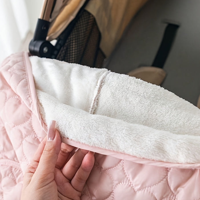 Wearable Heart Quilted Baby Blanket
