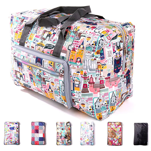 Women Travel Bags Large Capacity Folding Luggage Travel Handbags Duffle Bag Nylon Waterproof Storage Bag Travel Bag