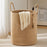 Jute Rope Laundry Hamper Basket, 58L Tall Woven Collapsible Baskets for Blanket Organizing Clothes Hamper for Laundry Bedroom Storage