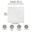 Muslin Swaddle Blankets 6-Pack, Soft Receiving Swaddles, Breathable Unisex for Newborns Infant Boys and Girls, 27 X 27", Elephant and Giraffe